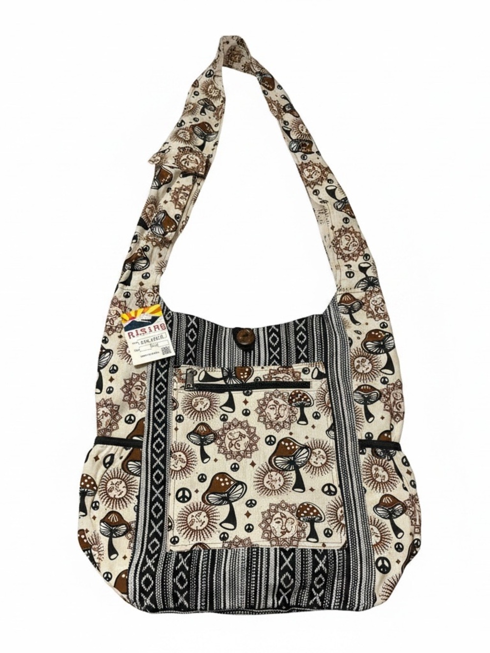 Rising International Handmade Mushroom Bag